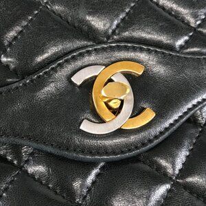 Chanel - Timeless - Paris Limited Edition - Bicolor CC - Medium - Black - 1991-1
